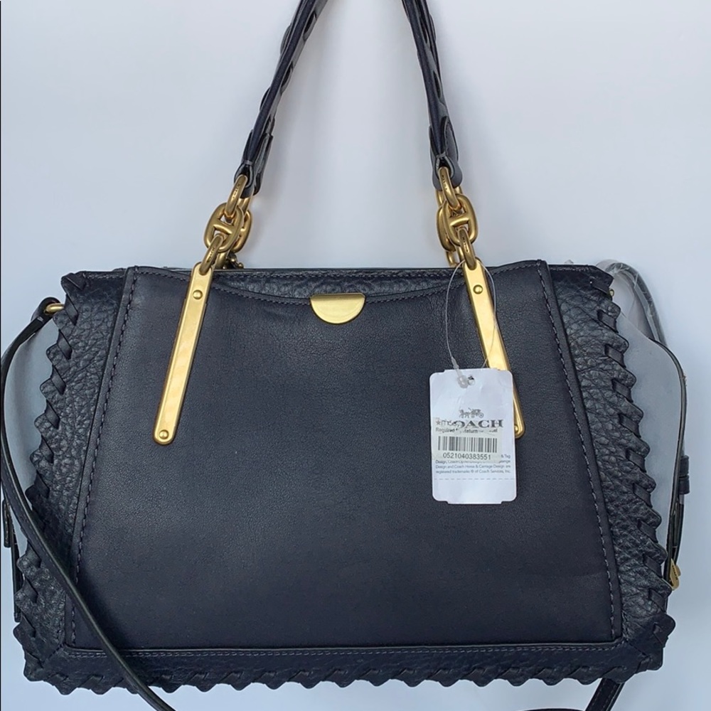 Coach 76787 Whipstitch colorblock leather ink - Picture 2 of 8